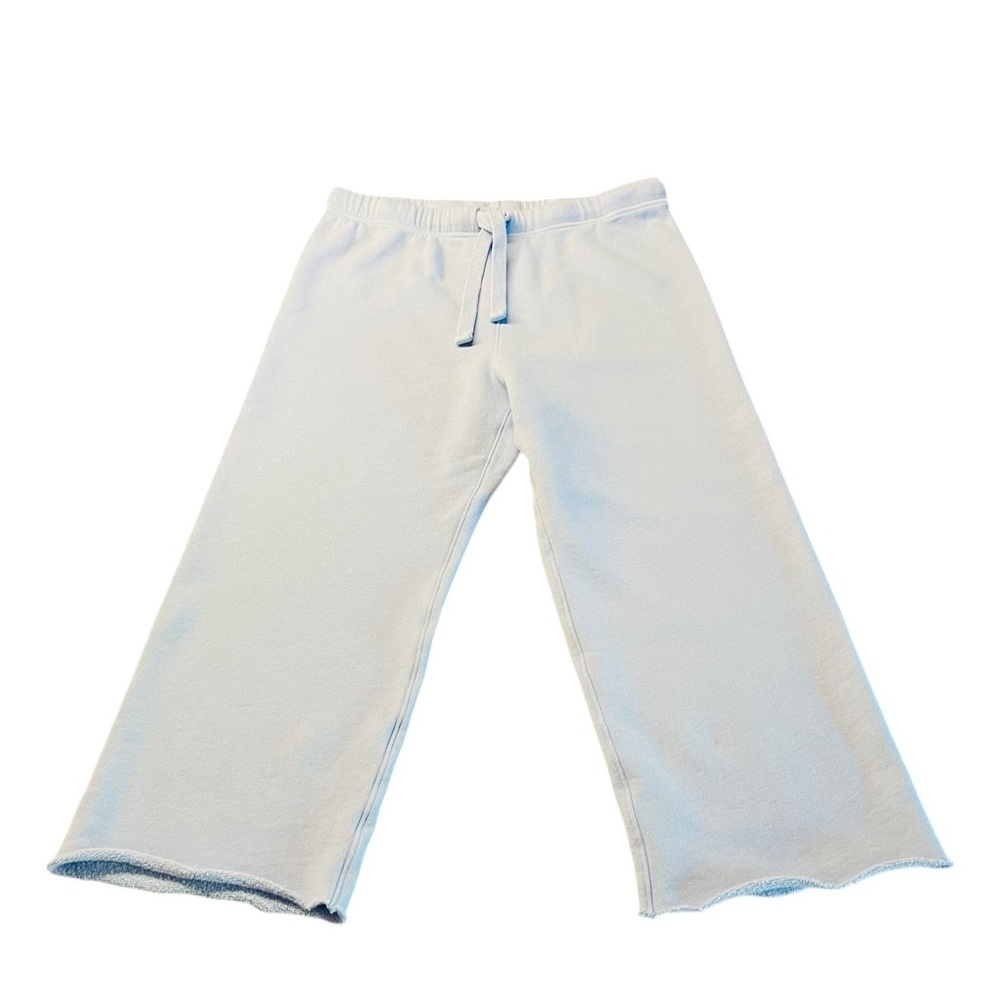 Frank & Eileen Soft Sky Blue Capri Sweatpants Size Large